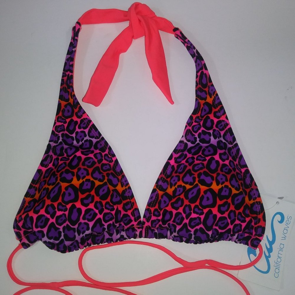 California Waves Multi-Color Bikini Top Size: M